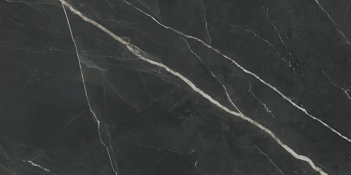 INTO THE BLACK: BLACK AND GOLD MARBLE-LOOK QUARTZ 